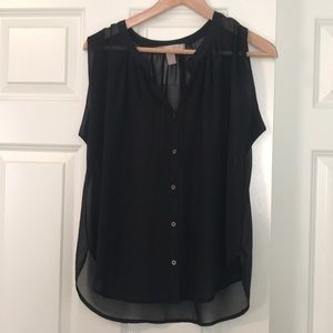 Black sheer top!